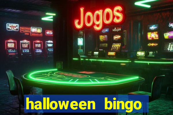 halloween bingo games for kids