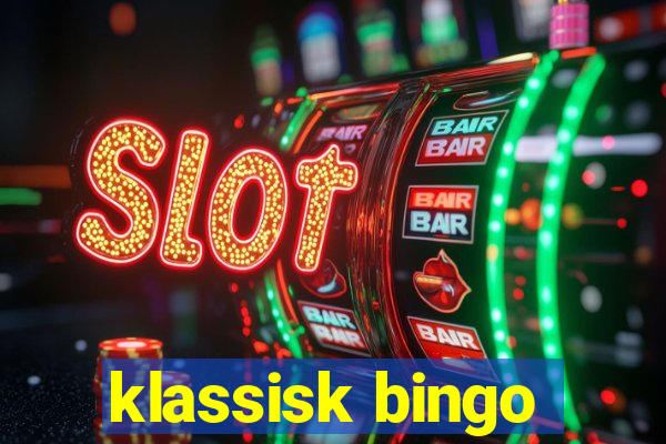 klassisk bingo