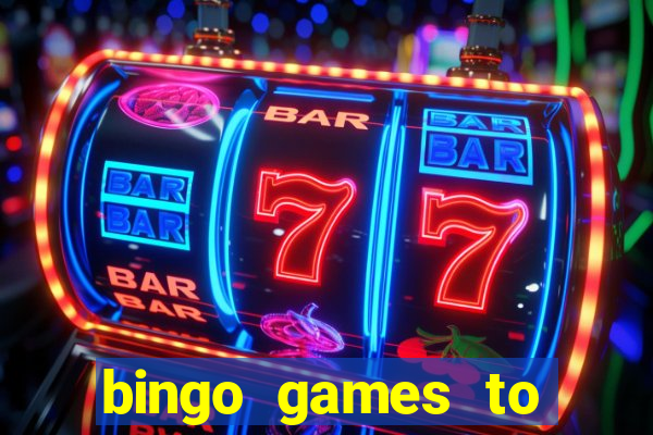 bingo games to play for free