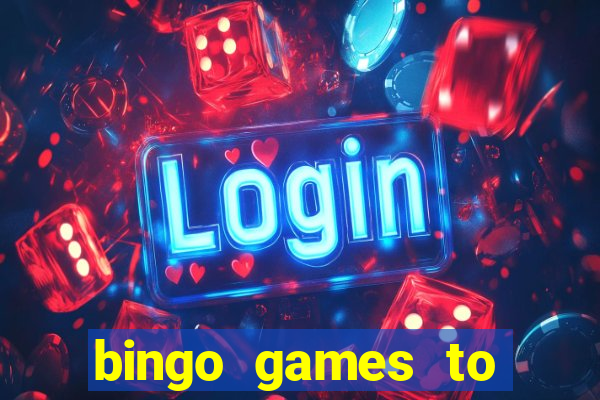 bingo games to play for free