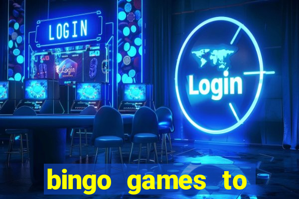 bingo games to play for free