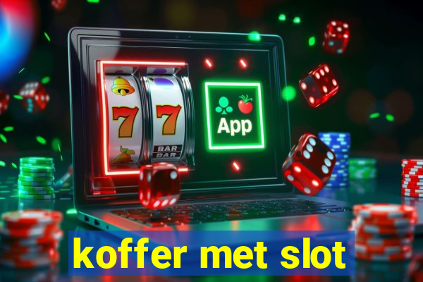 koffer met slot