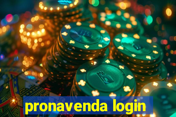 pronavenda login