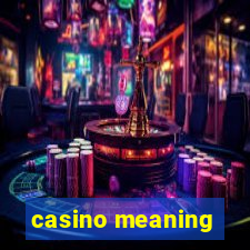 casino meaning