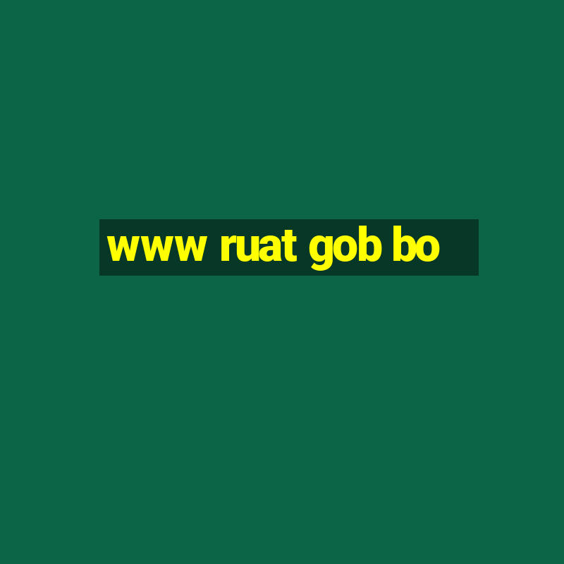 www ruat gob bo