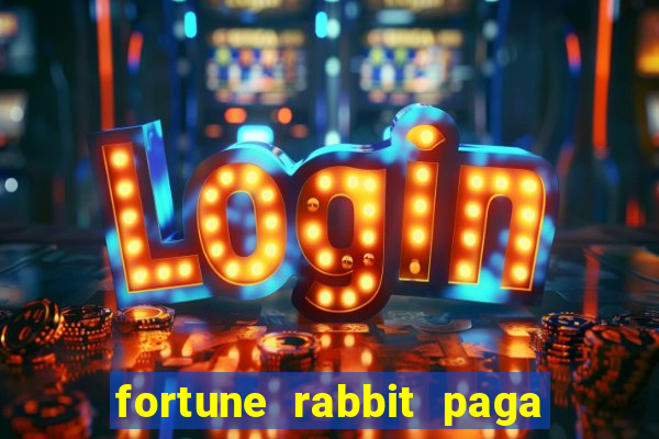 fortune rabbit paga que horas