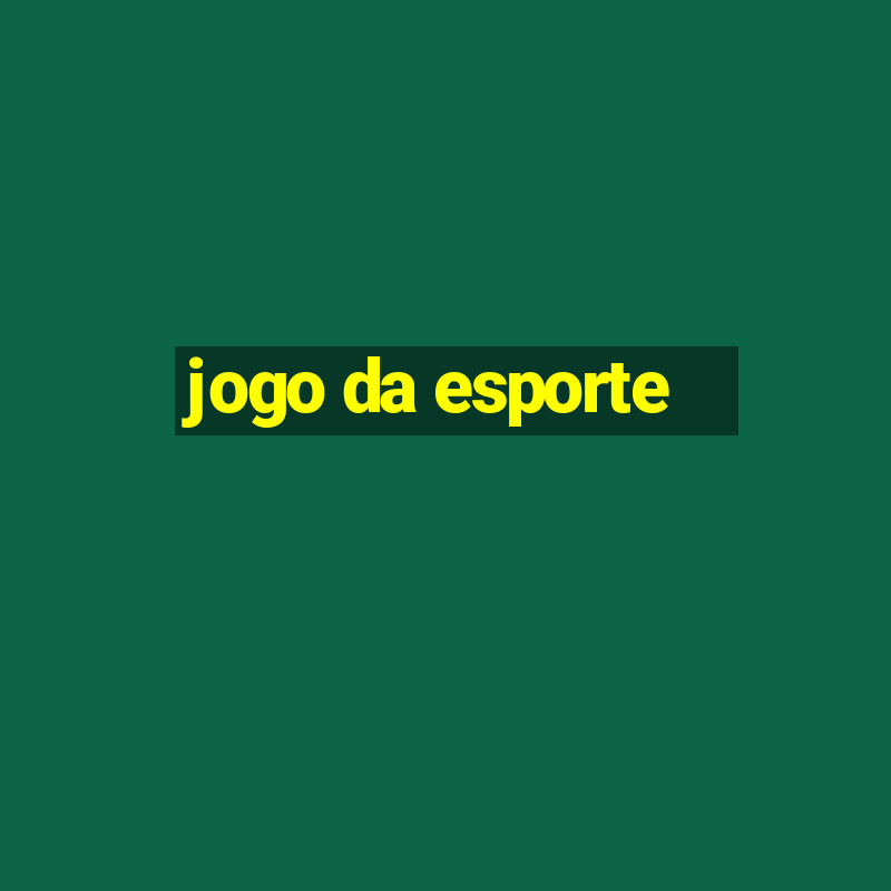 jogo da esporte