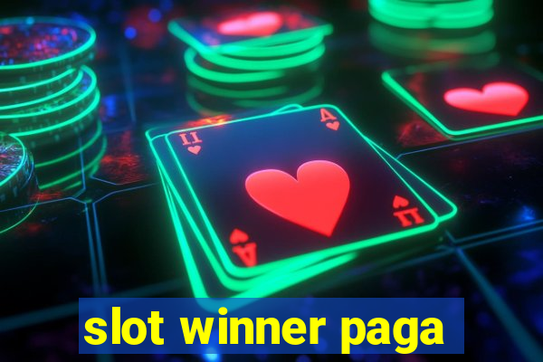 slot winner paga