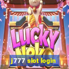 j777 slot login