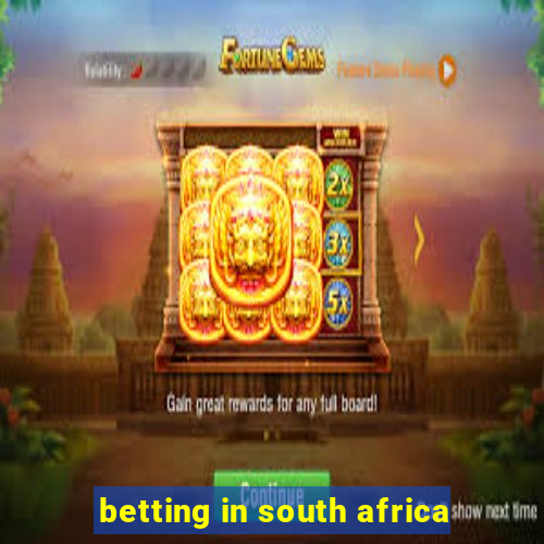 betting in south africa