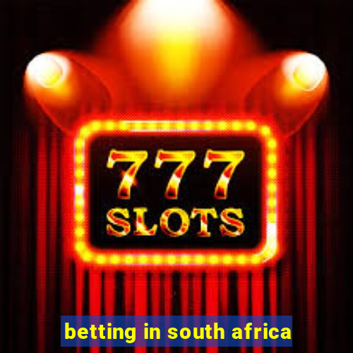 betting in south africa