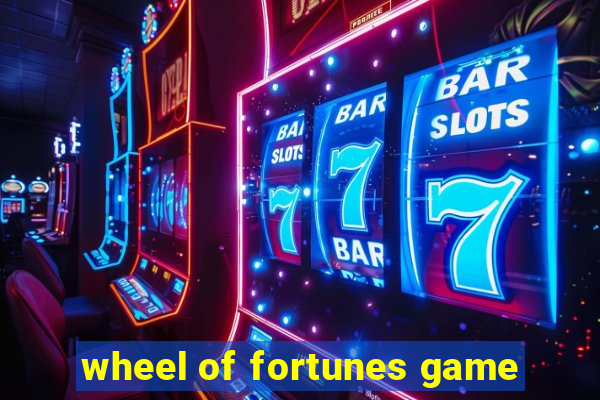 wheel of fortunes game