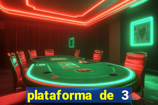 plataforma de 3 reais slots