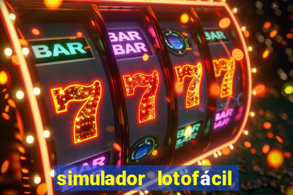 simulador lotofácil só matemática