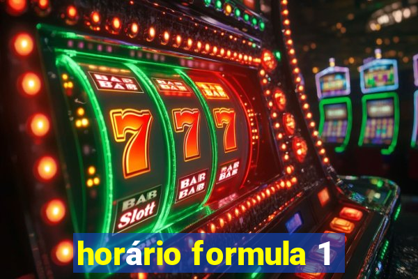 horário formula 1