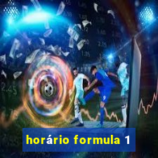 horário formula 1