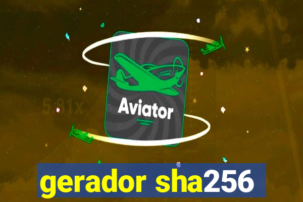 gerador sha256