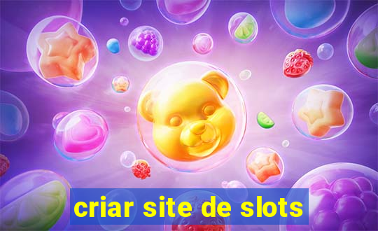 criar site de slots