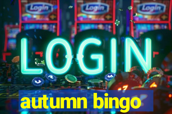 autumn bingo