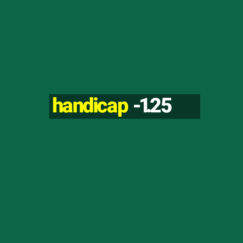 handicap -1.25