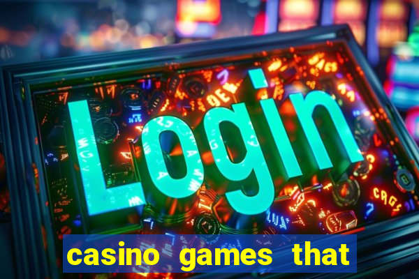 casino games that pay real money with no deposit