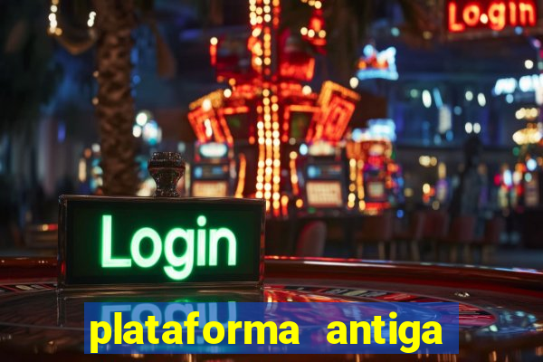 plataforma antiga de jogos