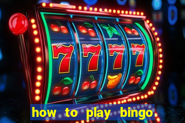 how to play bingo for money