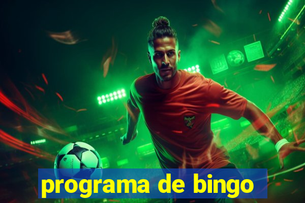 programa de bingo