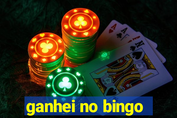 ganhei no bingo