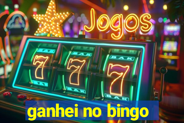 ganhei no bingo