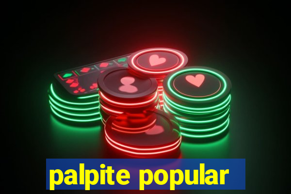 palpite popular