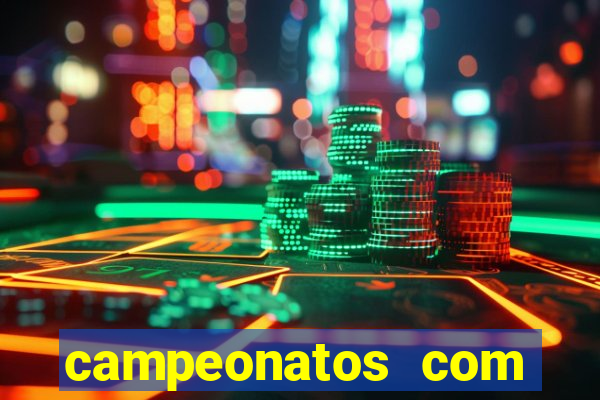 campeonatos com mais escanteios