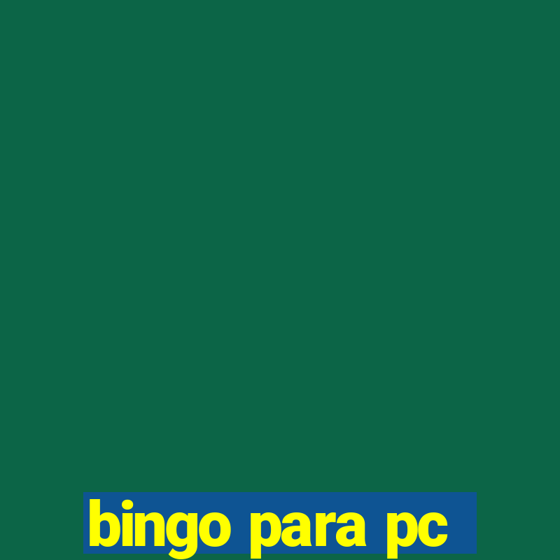 bingo para pc