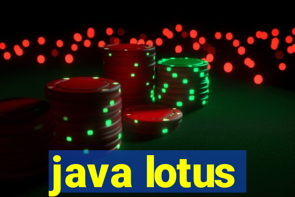 java lotus