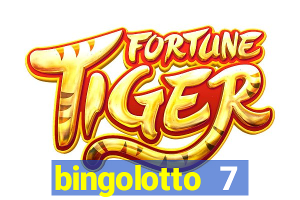 bingolotto 7 januari 2024