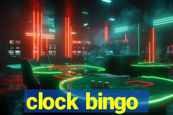 clock bingo