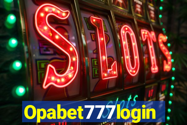 Opabet777login