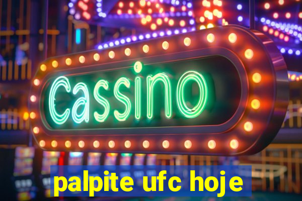 palpite ufc hoje