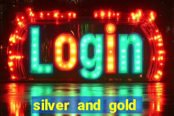 silver and gold slot machine