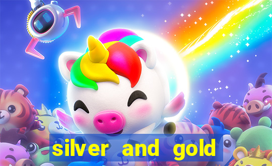 silver and gold slot machine