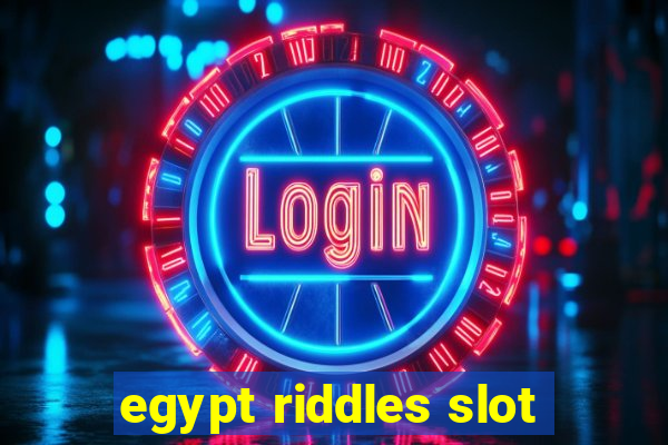 egypt riddles slot