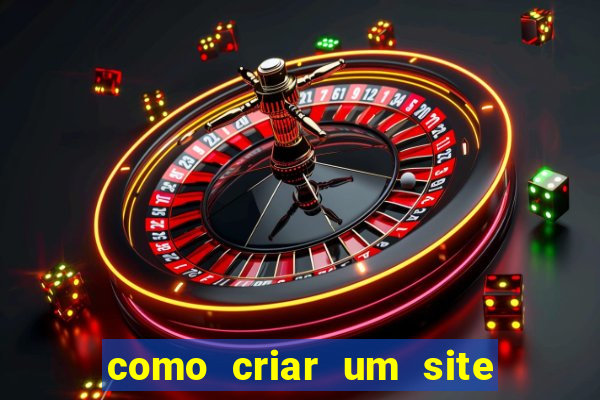 como criar um site de jogos