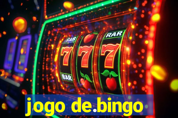 jogo de.bingo