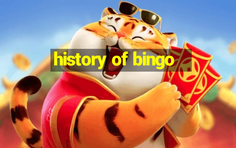 history of bingo