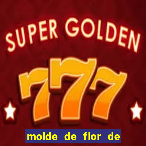 molde de flor de eva grande para imprimir