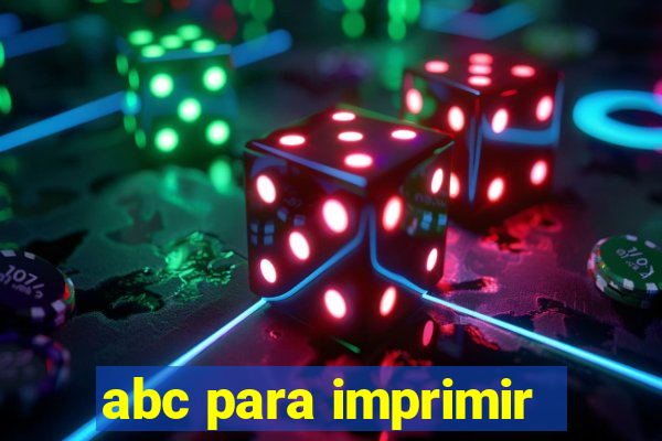 abc para imprimir