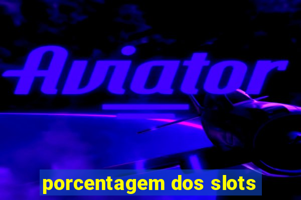 porcentagem dos slots