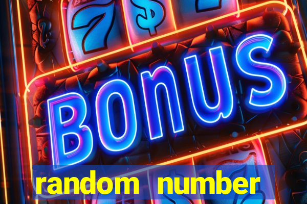 random number generator slot machine