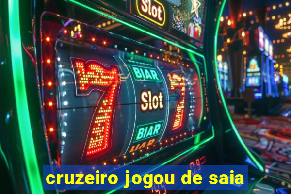 cruzeiro jogou de saia