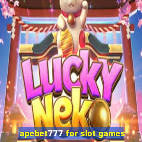 apebet777 for slot games